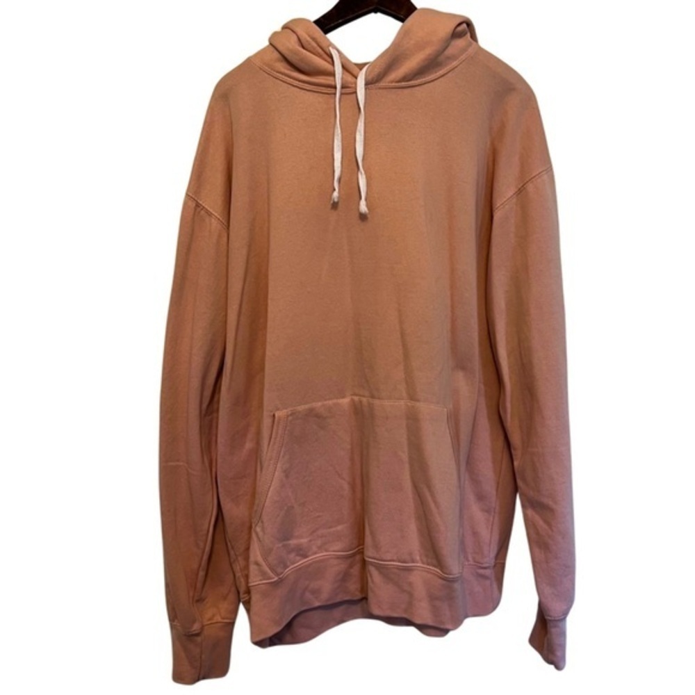 Women's Large Fleece Factory Pink Hoodie - Picture 3 of 8